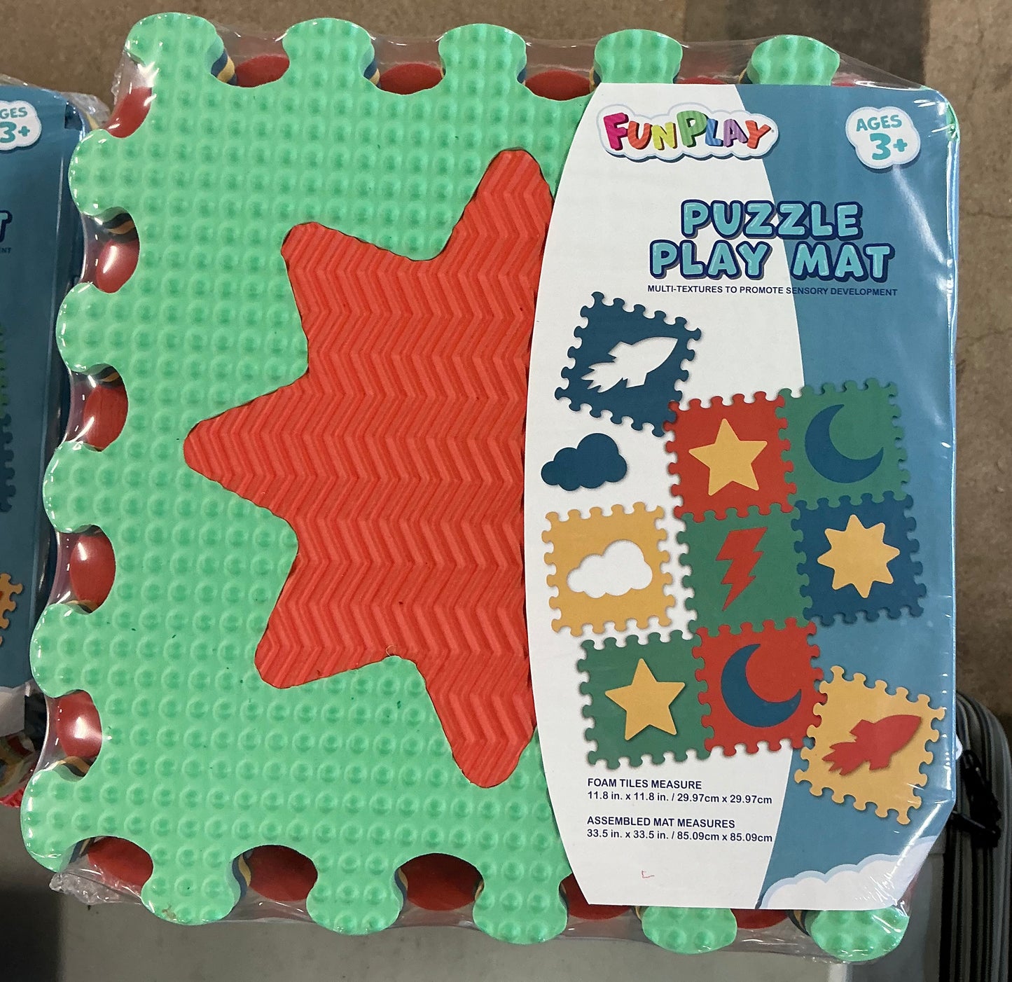 Fun play puzzle play mat