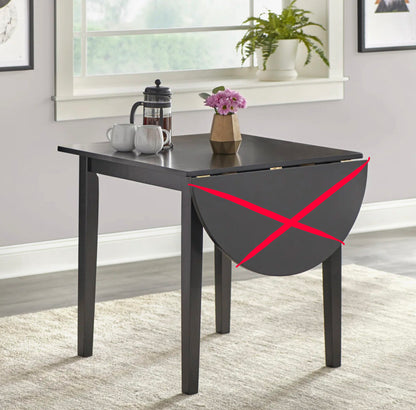 Thrifty 70 - Castellon Extendable Solid Wood Dining Table - Open Box - USED/DAMAGED - MISSING EXTENSION (See Pictures)- FINAL SALE- NO RETURNS - AS IS - FOR PICKUP ONLY