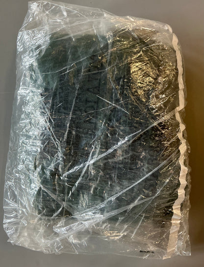Knit throw blanket green - OUT OF PACKAGE