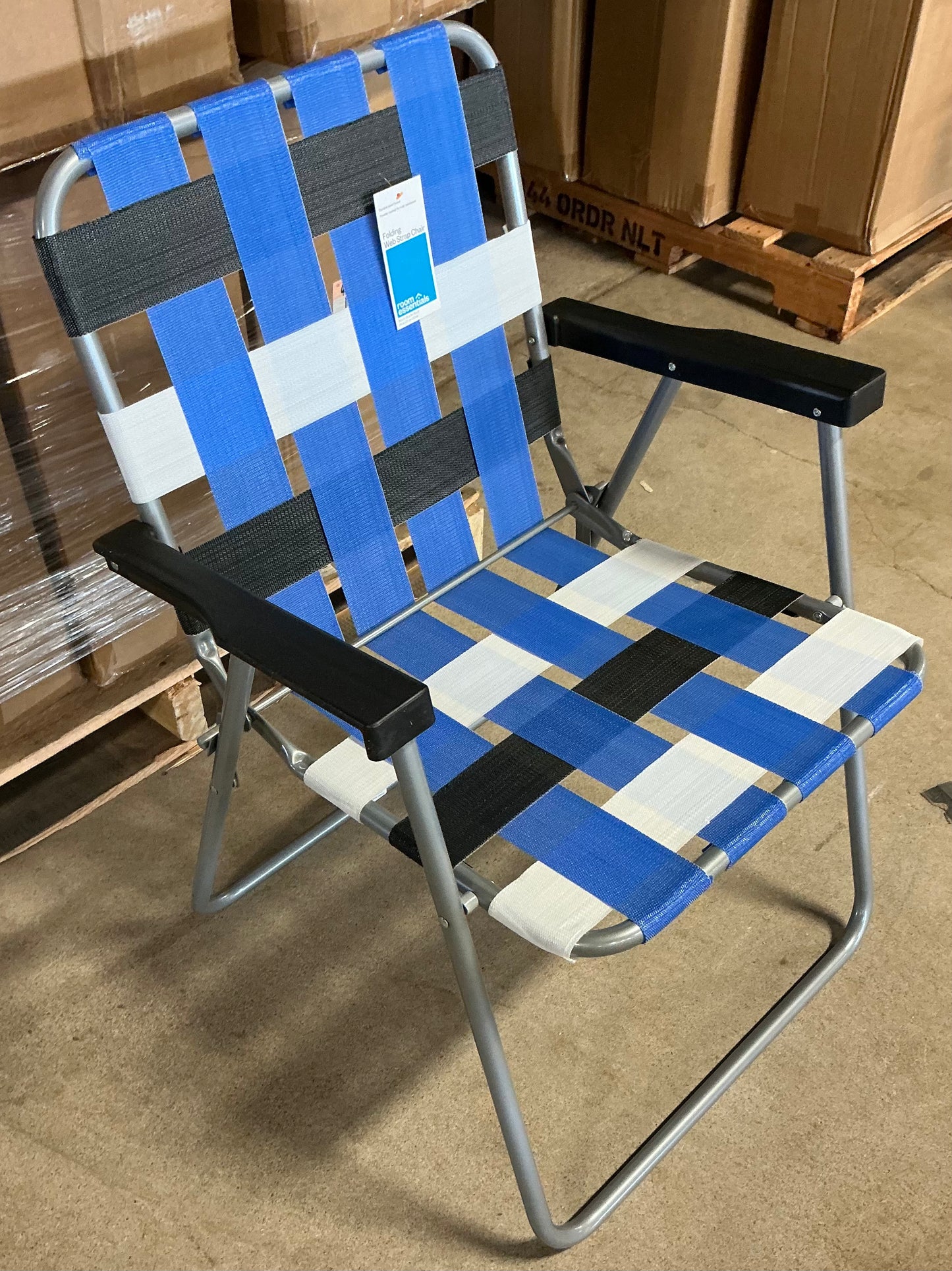 Folding web strap chair - PICK UP ONLY