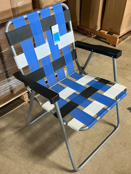 Folding web strap chair - PICK UP ONLY