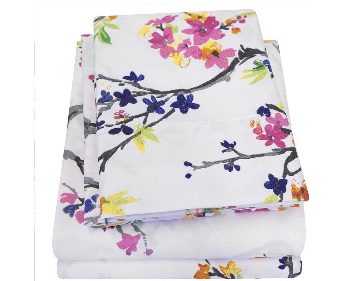 1500 Supreme Collection Extra Soft Botanical Bright Whimsical Watercolor Patt