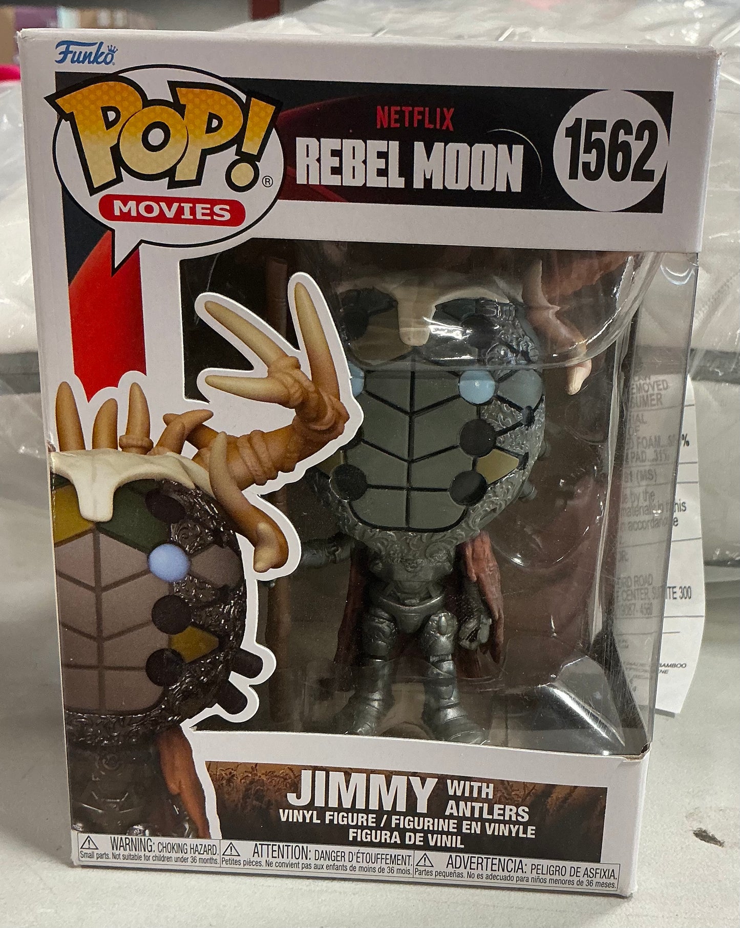 Rebel Moon Jimmy with antlers Funko Pop - MINOR PACKAGE FLAWS - PRDUCT IS NEW