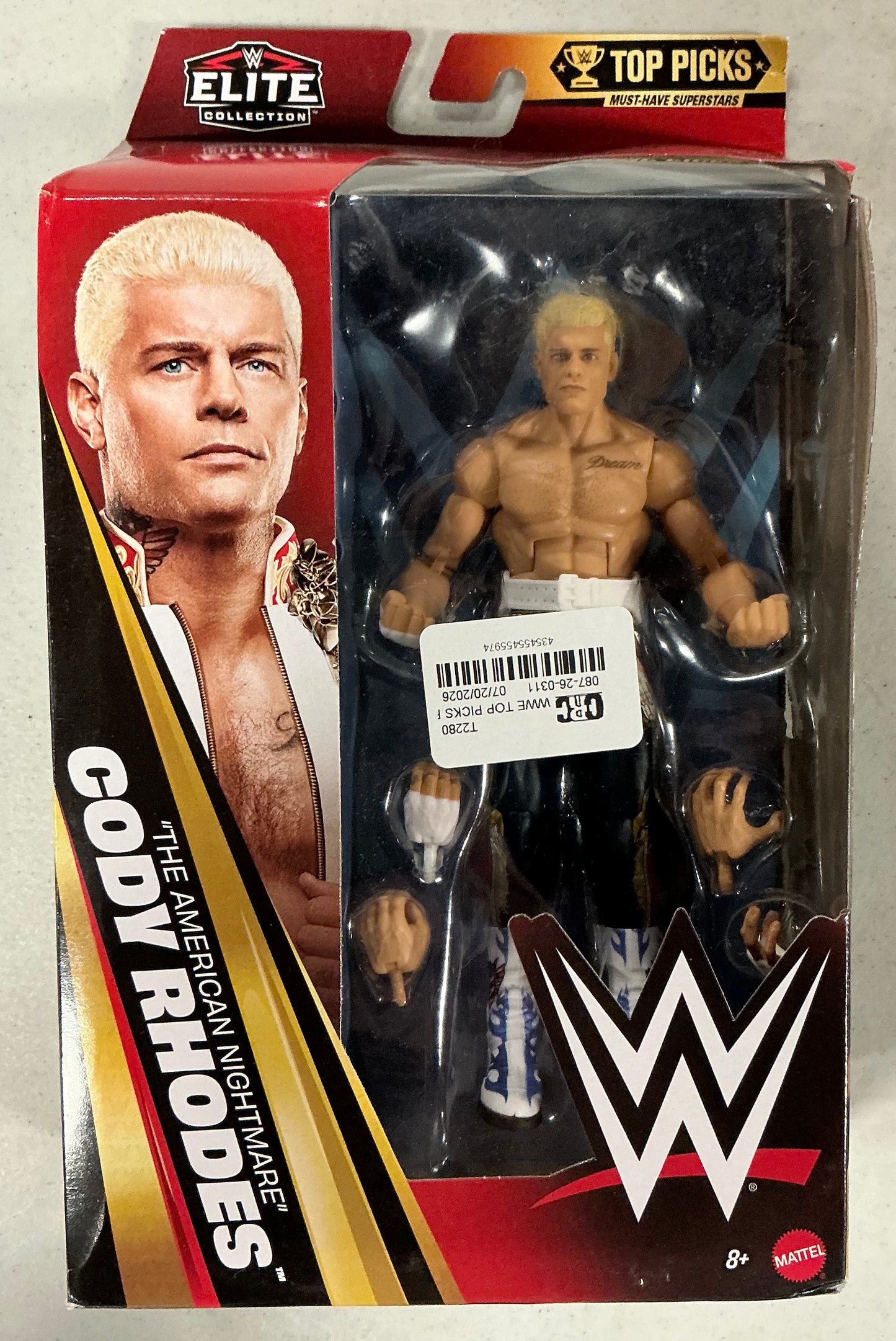 “The American Nightmare” Cody Rhodes WWE Elite collection - DAMAGED PACKAGE