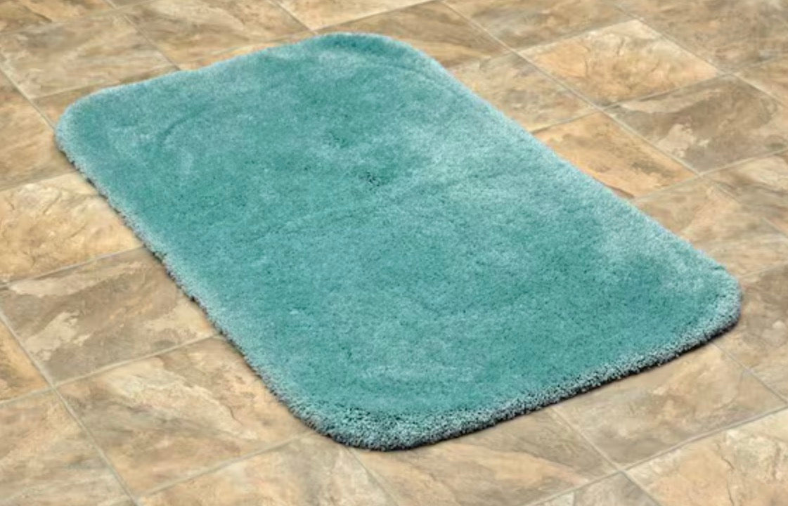 Finest Luxury Sea 2-Piece Washable Bathroom Rug Set comes with a 21 in. x 59 in. And 20 in. x 32 in. Bath mat