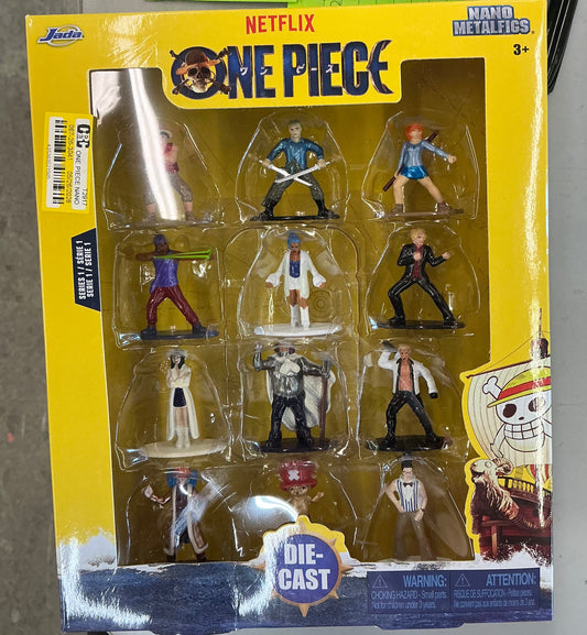 One piece Netflix nano metal figs 12-pack die-cast figures set series 1