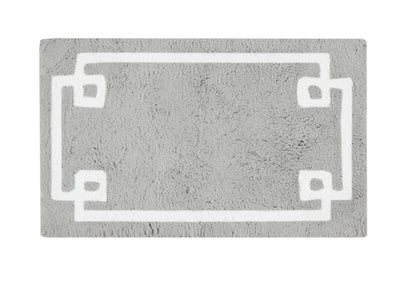 Cotton Tufted Bath Rug 20”x30”-Gray