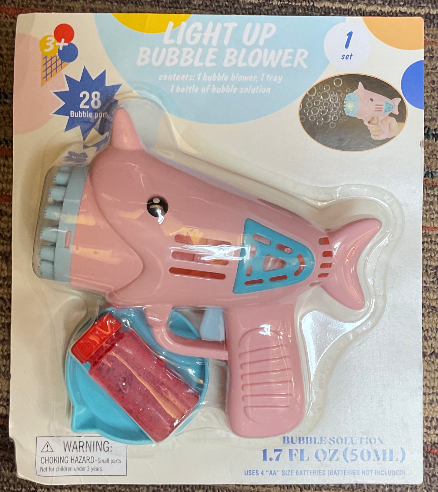 Light Up Bubble Blower (Style Variation)