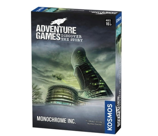 Thames & Kosmos Adventure Games: Monochrome Inc. cooperative board game.