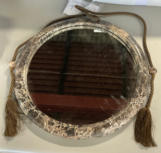 20” marble wall mirror - PICK UP ONLY