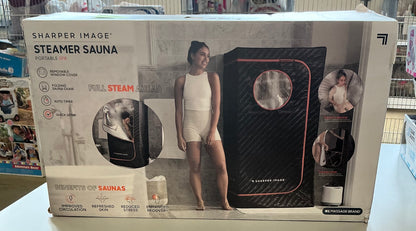 Sharper image steamer sauna portable spa - OPEN BOX - PICK UP ONLY