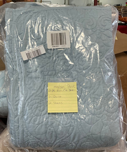 Madison Park 3 pc Quilt Set Size Queen, Quilt + 2 Shams
