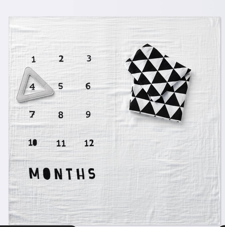 Muslin Blankets with Felt Frame Triangle