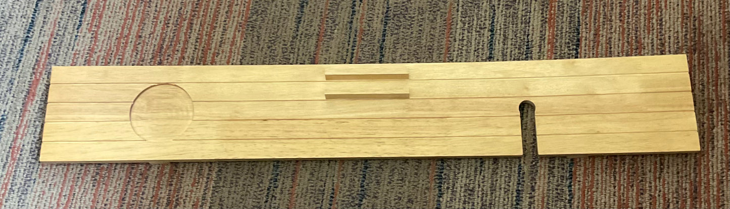 (Clearance )Wooden Bath Tray, 29.8 in x 4.7 in