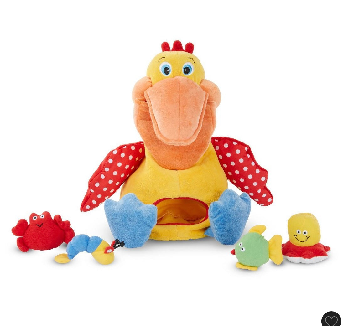 Melissa & Doug hungry pelican plush play set - DAMAGED BOX