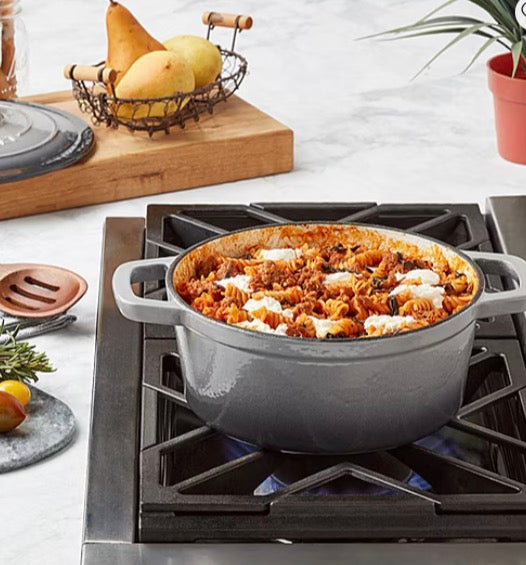 Smith & Clark Cast Iron 5-qt. Round Dutch Oven