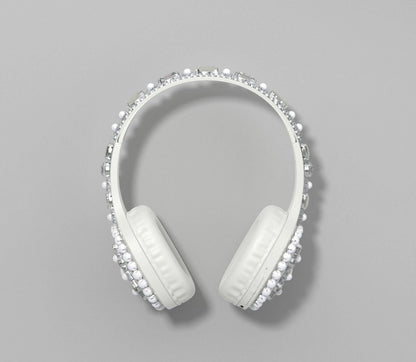 Embellishment wireless on-ear headphones