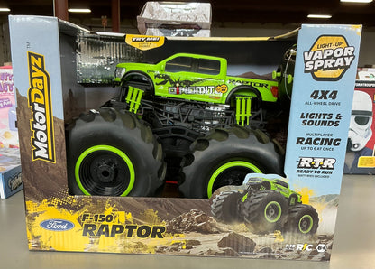 Motor dayz RC 4x4 Ford Raptor SVT try-me pivot steering vapor - 1:10 scale