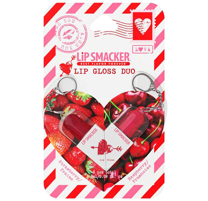 Lip Smacker Lip Gloss Duo-Strawberry and Cherry