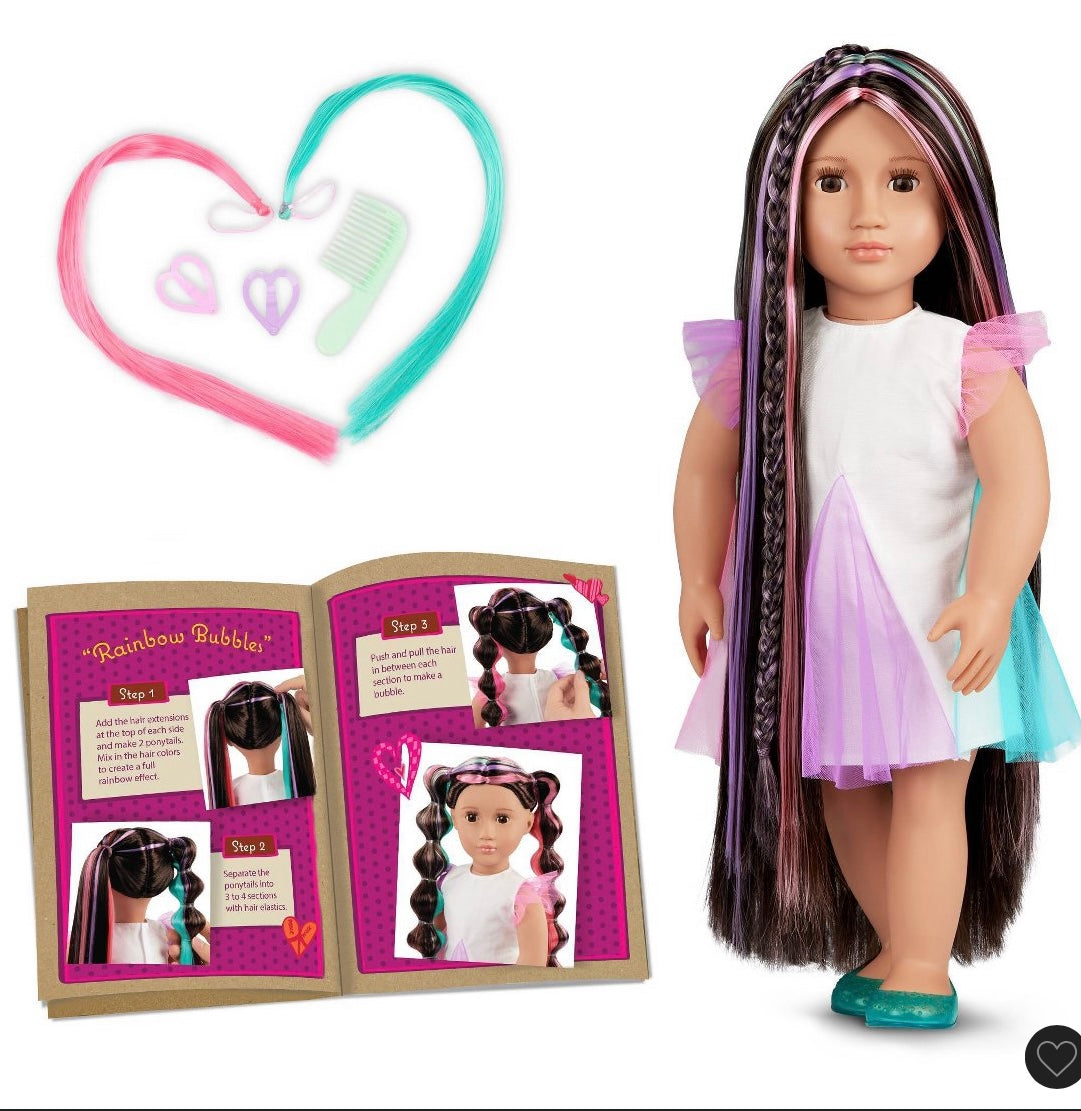 Our generation Tania from hair to there 18” doll - DAMAGED PACKAGE - PICK UP ONLY