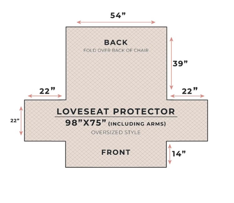 Linery Patchwork Loveseat Protector 75”x98”