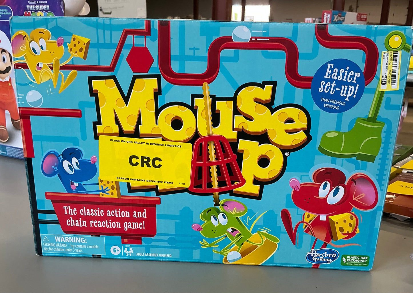 Classic Mouse Trap board game - AS IS - MISSING RUBBERBAND