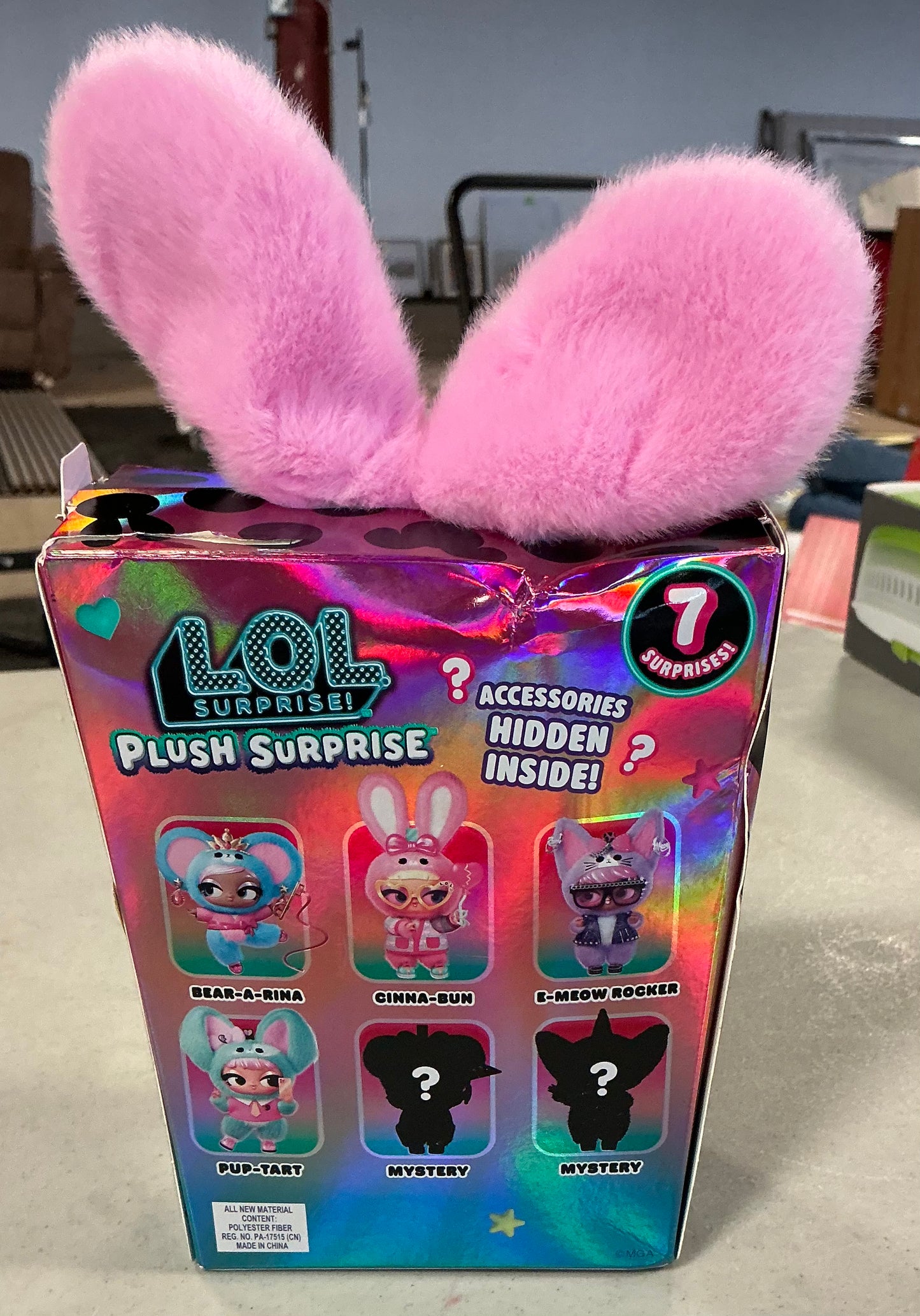 L.O.L. Surprise! Plush surprise blind toy - OPEN BOX - MAY BE MISSING PIECES