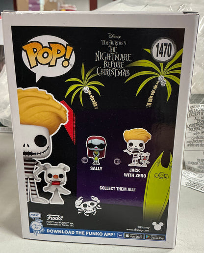 The Nightmare Before Christmas Jack with Zero Funko Pop - MINOR PACKAGE FLAWS - PRODUCT IS NEW