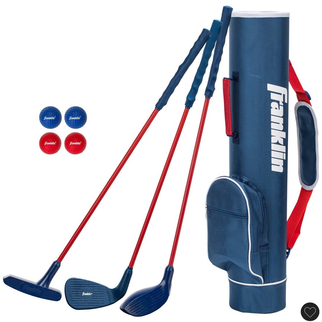 Franklin sports youth toy golf set - 8pc - OPEN BOX
