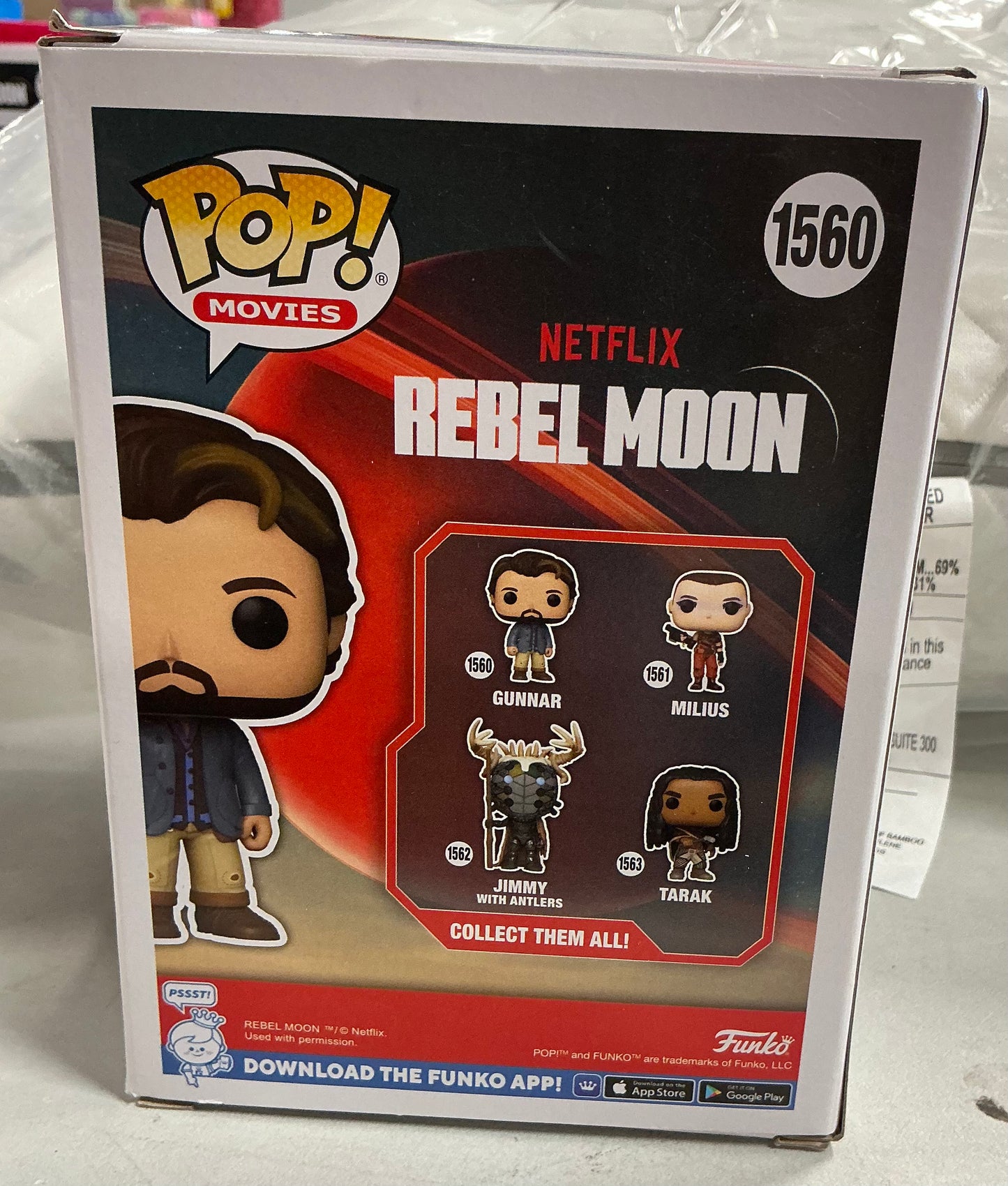 Rebel Moon Gunnar Funko Pop - MINOR PACKAGE FLAWS - PRODUCT IS NEW