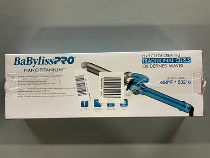 BaByliss Pro Nano Titanium - 1”/25mm barrel- Open Box