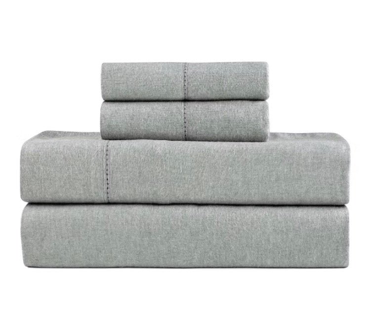 Pointehaven Cotton Brushed 180 Gsm Flannel 3 Pieces Sheet Set Twin