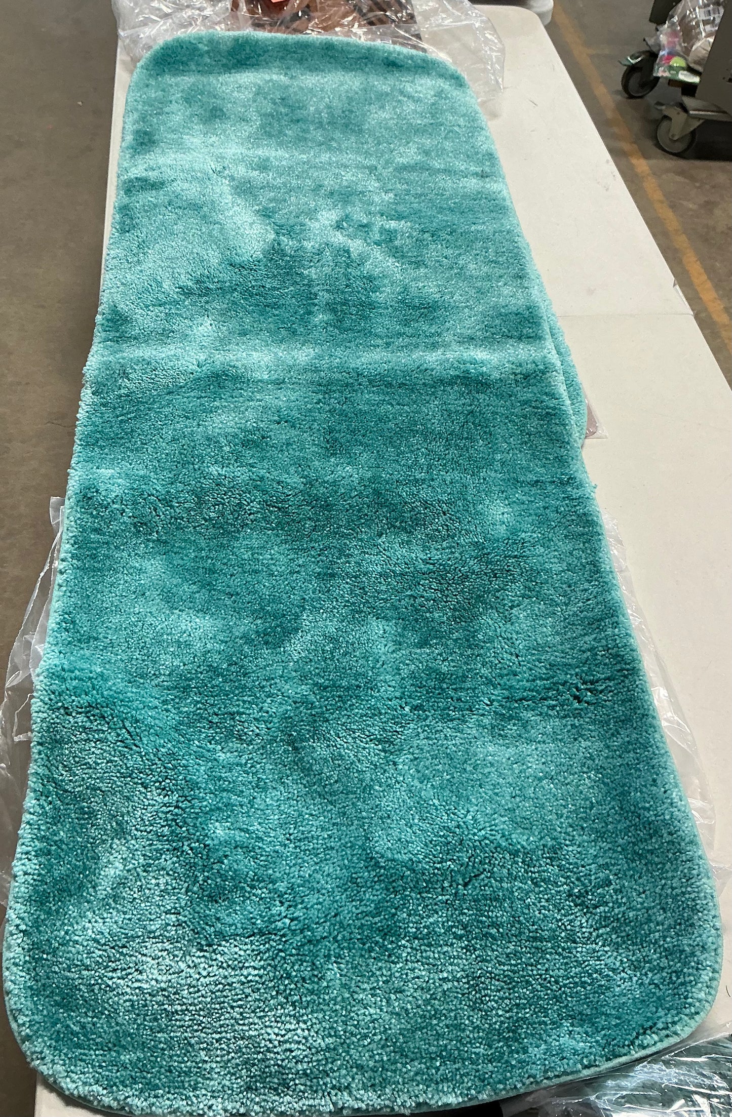Finest Luxury Sea 2-Piece Washable Bathroom Rug Set comes with a 21 in. x 59 in. And 20 in. x 32 in. Bath mat