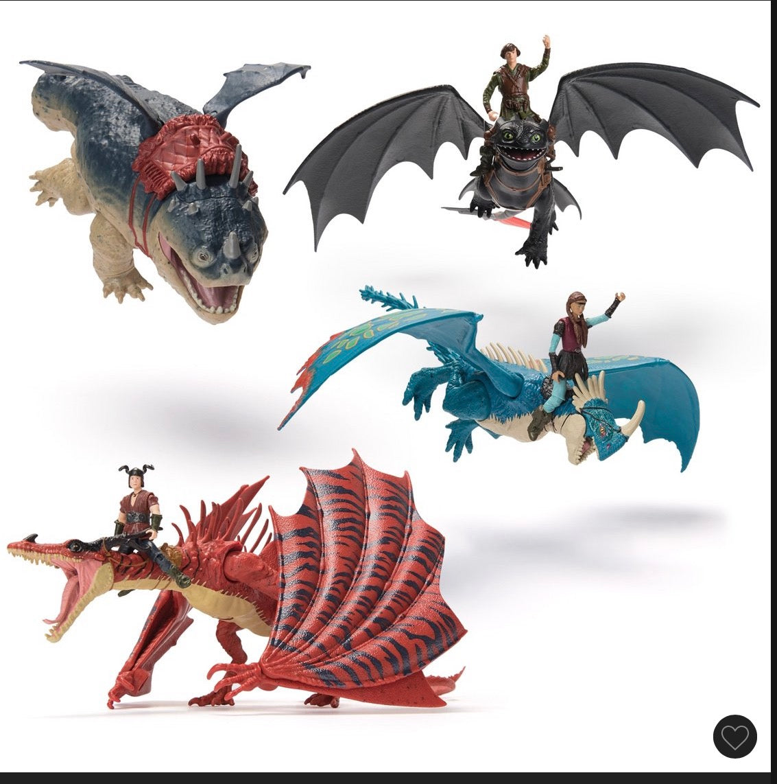 How to train your dragon final battle figure set