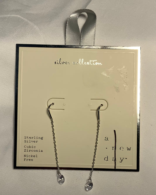 Silver Collection Sterling Silver Drop Earrings