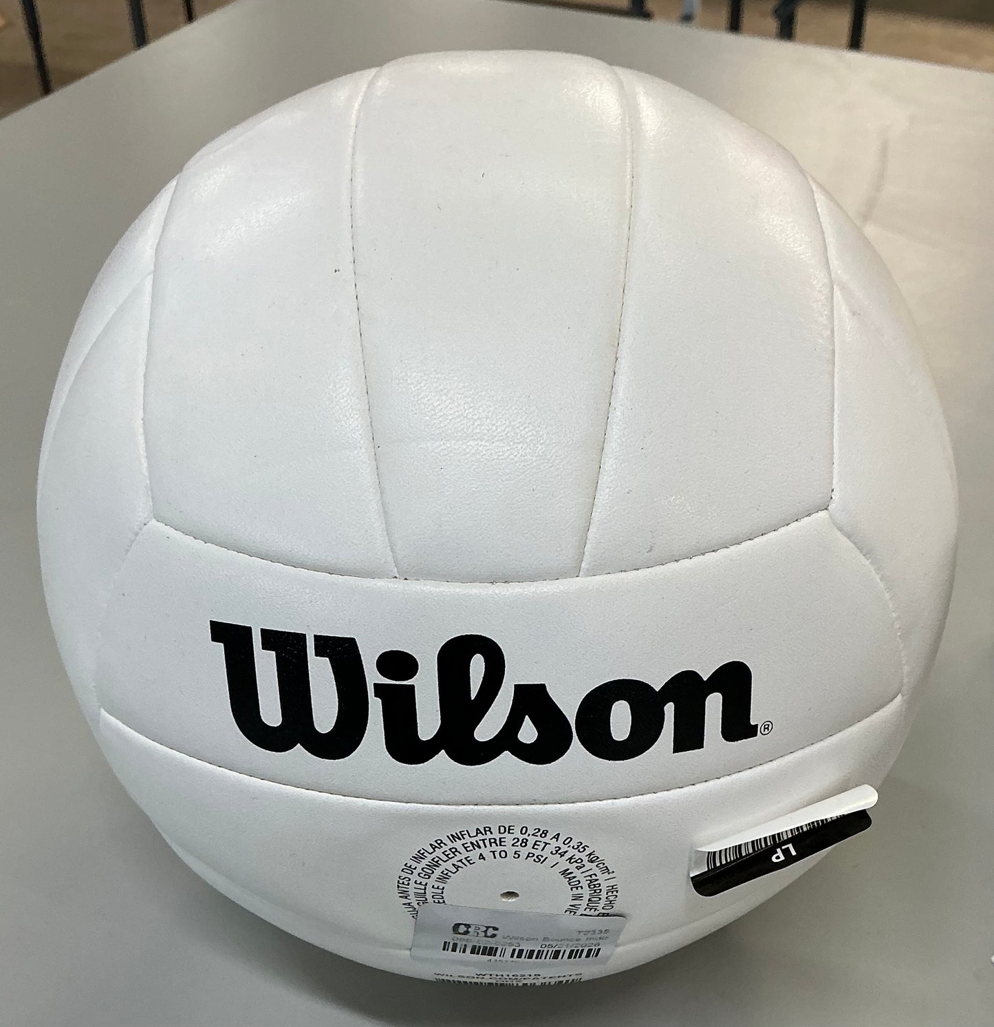 Wilson bounce indoor volleyball: rubber shell, butyl bladder - AS IS - SOME COSMETIC FLAWS
