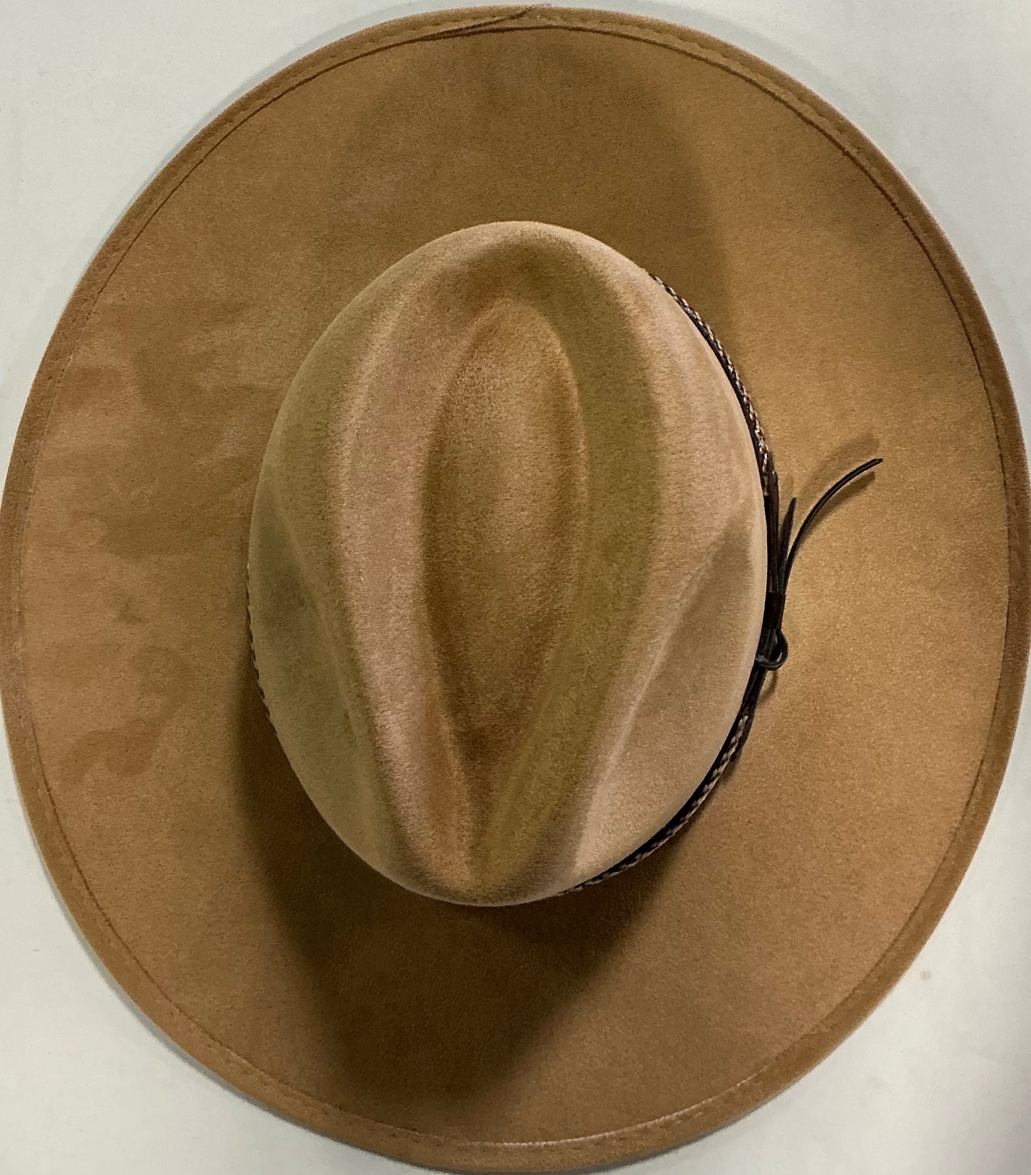 Western express pinch front flat brim fashion men cowboy hat - large