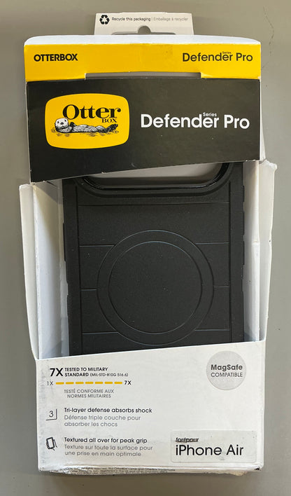 THRIFTY 70 - Otterbox iPhone Air defender series case pro for MagSafe with camera control - black - AS IS - USED - FINAL SALE - NO RETURNS