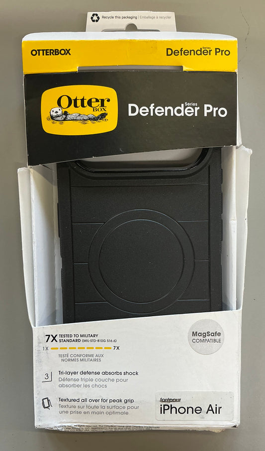 THRIFTY 70 - Otterbox iPhone Air defender series case pro for MagSafe with camera control - black - AS IS - USED - FINAL SALE - NO RETURNS