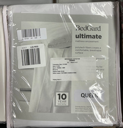 BedCare Economy Allergy and Bed Bug Proof Box Spring Cover queen
