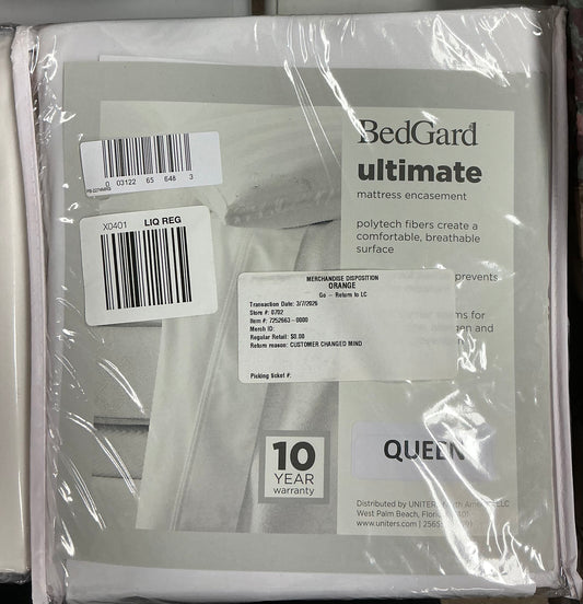 BedCare Economy Allergy and Bed Bug Proof Box Spring Cover queen