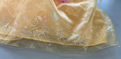 THRIFTY 70 - Disney Princess Belle signature dress size 4 - AS IS - DAMAGED AT THE BOTTOM - FINAL SALE - NO RETURNS