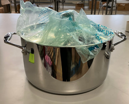 Tramontina Gourmet 6-qt. Tri-Ply Clad 18/10 Stainless Steel Induction-Ready Sauce Pot with Lid