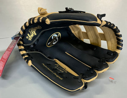 Rawlings 11.5” youth player series fielding glove: baseball right-handed tan PVC