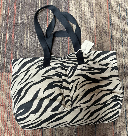 Zebra Print Tote Bag