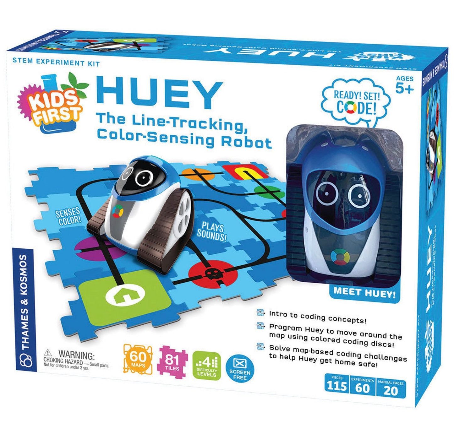 Kids First Huey Line-Tracking & Color-Sensing Robot