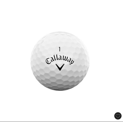 Callaway supersoft golf balls 12pk - white: rubber core, ionomer shell - OUT OF BOX - PRODUCT IS NEW
