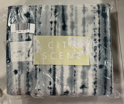 City Scene Sokal Cotton Reversible 3 Piece Duvet Cover Set in Blue king