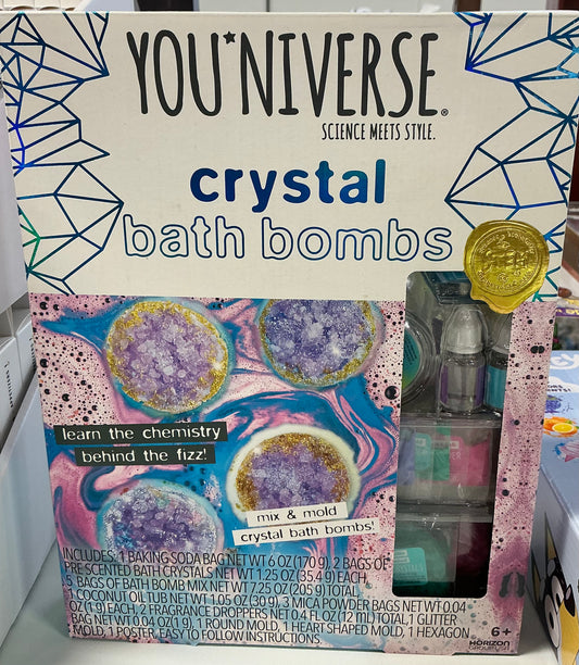 YOUniverse Crystal Bath Bombs