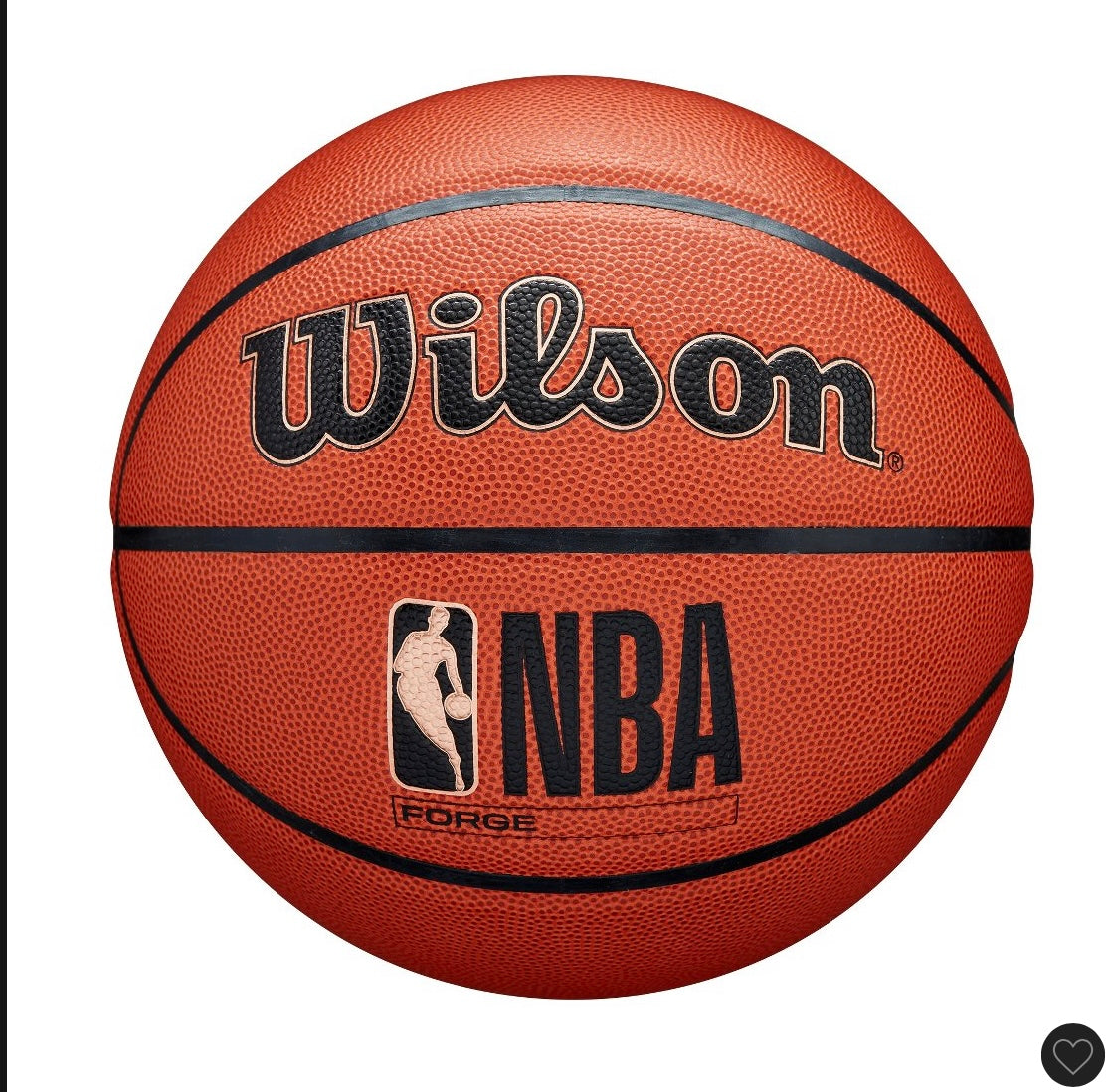 Wilson NBA forge S7 basketball size 7, indoor & outdoor use, adult, synthetic leather - out of package